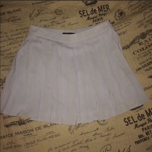 Powder blue mini skirt